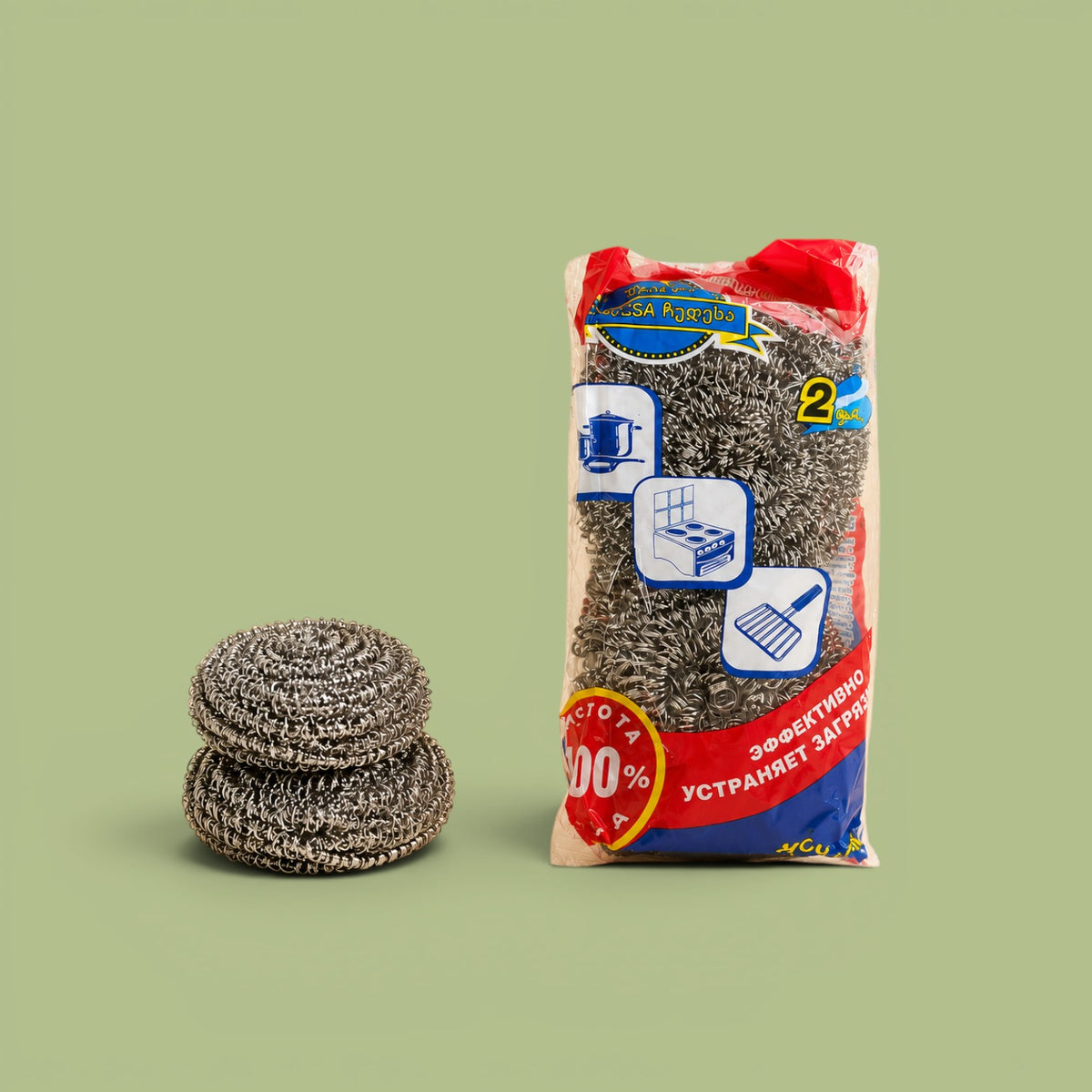 Cleaning sponge Necha 2 pcs