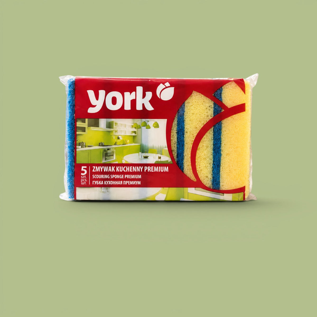 Kitchen sponge York Premium 5 pcs