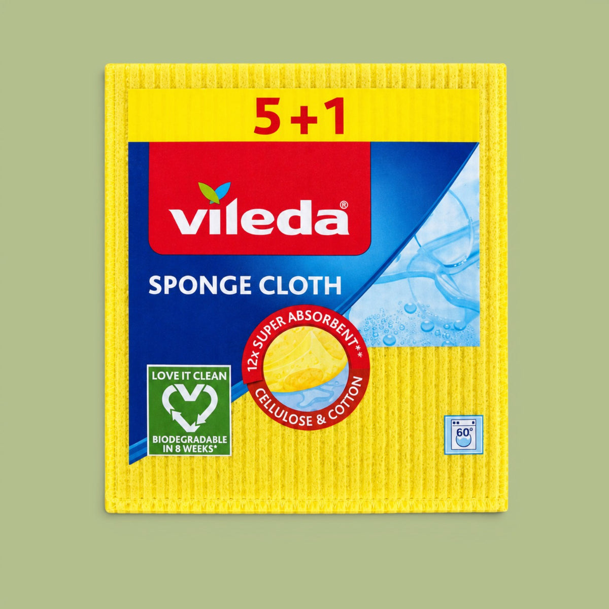 Vileda სველი საწმენდი ტილო 5+1
